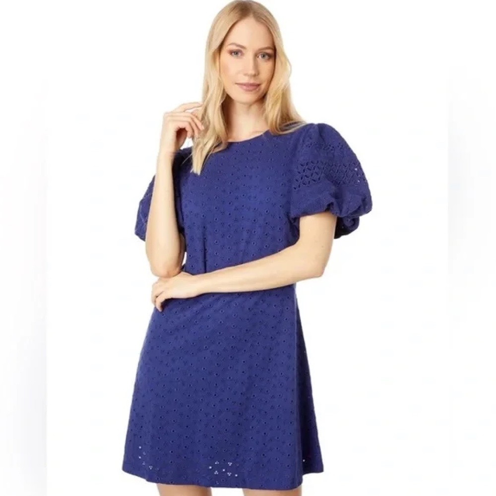 Free People Apricot Rose Mini Dress - NWT Navy